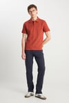 Wrangler Pamuklu Regular Fit Düğmeli Erkek Polo Yaka T Shirt W2510720 222 KİREMİT