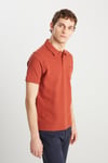 Wrangler Pamuklu Regular Fit Düğmeli Erkek Polo Yaka T Shirt W2510720 222 KİREMİT