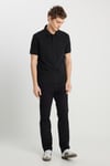 Wrangler Pamuklu Regular Fit Düğmeli Erkek Polo Yaka T Shirt W2510720001 SİYAH
