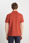 Wrangler Pamuklu Regular Fit Düğmeli Erkek Polo Yaka T Shirt W2510720 222 KİREMİT
