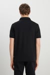 Wrangler Pamuklu Regular Fit Düğmeli Erkek Polo Yaka T Shirt W2510720001 SİYAH
