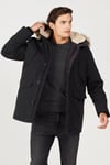 Wrangler Pamuklu Regular Fit Kapüşonlu Erkek Mont W4D0WX100 SİYAH