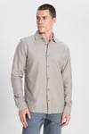 Wrangler Pamuklu Regular Fit Klasik Yaka Erkek Gömlek W242585 013 TAŞ