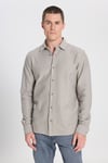 Wrangler Pamuklu Regular Fit Klasik Yaka Erkek Gömlek W242585 013 TAŞ