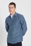 Wrangler Pamuklu Regular Fit Klasik Yaka Erkek Gömlek W242585 315 KOYU MAVİ