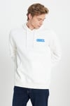 Wrangler Pamuklu Regular Fit Sırt Baskılı Kapüşonlu Erkek Sweat W232258 102 BEYAZ