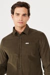 Wrangler Pamuklu Regular Fit Uzun Kollu Erkek Gömlek MW5A14A XIX YEŞİL
