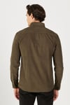 Wrangler Pamuklu Regular Fit Uzun Kollu Erkek Gömlek MW5A14A XIX YEŞİL