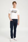 Wrangler Pamuklu Slim Fit Düşük Bel Dar Paça Jeans Erkek Kot Pantolon W18SLR 26I ASFALT