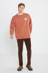 Wrangler Pamuklu Slim Fit Normal Bel Dar Paça Erkek Pantolon W12SEC455 220 KOYU KAHVE