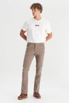 Wrangler Pamuklu Slim Fit Normal Bel Dar Paça Erkek Pantolon MW12SEC 185 KAHVE