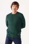 Wrangler Regular Fit Bisiklet Yaka Erkek Kazak W232580300 YEŞİL