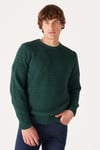 Wrangler Regular Fit Bisiklet Yaka Erkek Kazak W232580300 YEŞİL