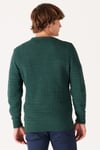 Wrangler Regular Fit Bisiklet Yaka Erkek Kazak W232580300 YEŞİL