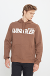 Wrangler Regular Fit Kapüşonlu Şardonlu Erkek Sweat W232257220 KAHVE