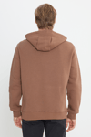 Wrangler Regular Fit Kapüşonlu Şardonlu Erkek Sweat W232257220 KAHVE