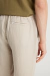 Wrangler Regular Fit Normal Bel Düz Paça Keten Erkek Pantolon W2510479614 BEJ