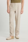 Wrangler Regular Fit Normal Bel Düz Paça Keten Erkek Pantolon W2510479614 BEJ