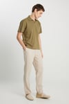 Wrangler Regular Fit Normal Bel Düz Paça Keten Erkek Pantolon W2510479614 BEJ