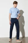 Wrangler Texas Normal Bel Slim Fit Esnek Erkek Pantolon W12S004410 LACİVERT