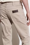 Wrangler Texas Pamuklu Normal Bel Authentic Slim Fit Dar Paça Jeans Erkek Kot Pantolon W12S004614 614 BEJ