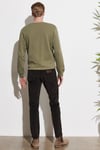 Wrangler Texas Pamuklu Normal Bel Slim Fit Esnek Erkek Kadife Pantolon W12SEC221 KOYU YEŞİL
