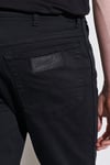 Wrangler Texas Slim Fit Normal Bel Dar Paça Streç Jeans Erkek Kot Pantolon W12S004001001 SİYAH