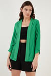 Yakası ve Kolu Katlı Gofre Kimono Kadın Hırka 5864974 BENETTON