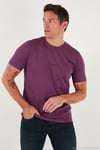 Yazı Detaylı Pamuklu Regular Fit Bisiklet Yaka Erkek T Shirt 59020203 MÜRDÜM