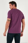 Yazı Detaylı Pamuklu Regular Fit Bisiklet Yaka Erkek T Shirt 59020203 MÜRDÜM