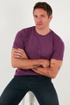 Yazı Detaylı Pamuklu Regular Fit Bisiklet Yaka Erkek T Shirt 59020203 MÜRDÜM