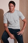 Yazı Detaylı Pamuklu Regular Fit Bisiklet Yaka Erkek T Shirt 59020203 KÜL