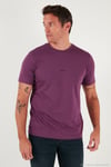 Yazı Detaylı Pamuklu Regular Fit Bisiklet Yaka Erkek T Shirt 59020203 MÜRDÜM