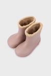 Yogi Borreguito İçi Yumuşak Tüylü Su Geçirmez Unisex Çocuk Yağmur Çizmesi W10306 PEMBE