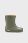 Yogi Borreguito İçi Yumuşak Tüylü Su Geçirmez Unisex Çocuk Yağmur Çizmesi W10306 KAKİ