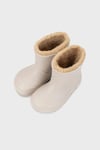 Yogi Borreguito İçi Yumuşak Tüylü Su Geçirmez Unisex Çocuk Yağmur Çizmesi W10306 BEJ