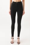 Yüksek Bel Süper Skinny Dar Paça Serenay Jeans Kadın Kot Pantolon 100980-35248 SİYAH