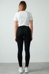 Yüksek Bel Süper Skinny Mile High Jeans Kadın Kot Pantolon 22791-0052 SİYAH