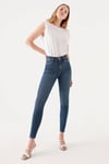 Yüksek Bel Süper Skinny Pamuklu Serenay Jeans Kadın Kot Pantolon 100980-33687 MAVİ