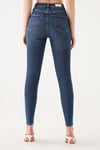 Yüksek Bel Süper Skinny Pamuklu Serenay Jeans Kadın Kot Pantolon 100980-33687 MAVİ