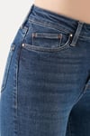 Yüksek Bel Süper Skinny Pamuklu Serenay Jeans Kadın Kot Pantolon 100980-33687 MAVİ