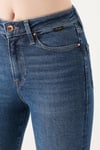 Yüksek Bel Süper Skinny Pamuklu Serenay Jeans Kadın Kot Pantolon 100980-33687 MAVİ