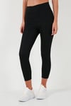 Yüksek Bel Toparlayıcı Slim Fit Esnek Kadın Tayt 5865659 SİYAH
