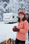 Yumuşak Dokulu Fermuarlı Dik Yaka Şardonlu Kışlık Unisex Çocuk Polar 5905002 SOMON