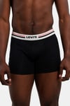 Yumuşak Pamuklu 2 Pack Erkek Boxer 37149-0860 SİYAH-PEMBE