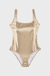 Zelma Gold Uv Korumalı Parlak Kadın Mayo SM2644000011 ALTIN