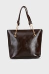 Zincir Askı Detaylı Kadın Çanta 700SHK256 KAHVE