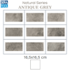 Antique Grey Havuz İçi Porselen KaroPorselen KarolarSerapoolANTIQUE GREY