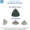 Blue Bead Dış Bükey 4x33 cmPorselen KarolarSerapoolBB33DB