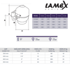 Lamex Serisi Polyester Havuz Kum Filtresi